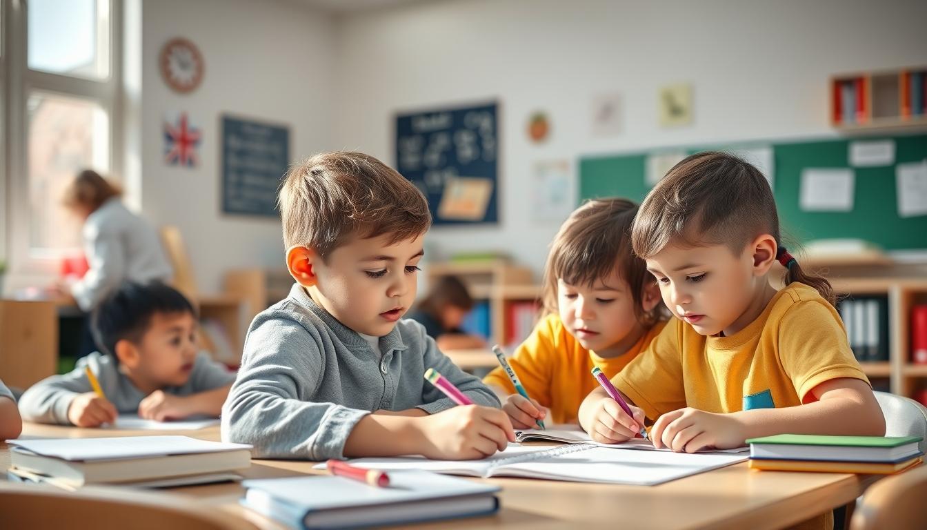 Students working in research laboratory